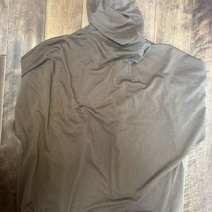 Brown sweatshirt cardigan